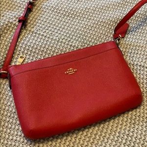 Pink coach cross body